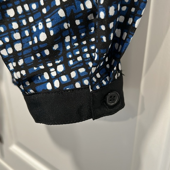 Northern reflection Tradition, S 18P, navy blue and white hidden button up - Picture 8 of 12